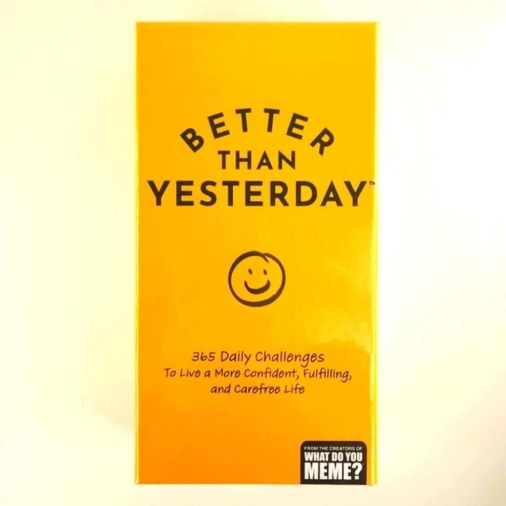 BETTER THAN YESTERDAY 365 Daily Challenge Cards Factory Sealed
